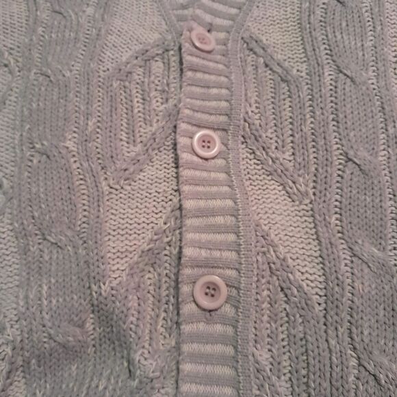 🤠Arrow Sport Men's Cardigan Knit Sweater Size Large Tall - Picture 5 of 7